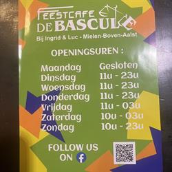Feestcafé Bascule, Mielen-Boven-Aalst openingstijden