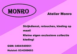 Atelier Monro, Sint-Niklaas openingstijden
