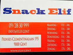 Snack Elif, Gent openingstijden