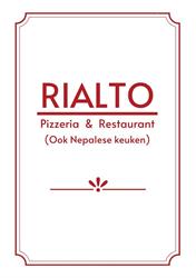 Restaurant Rialto, Tienen openingstijden