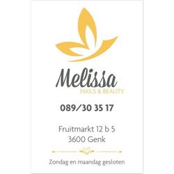 Melissa, Nails & Beauty, Genk openingstijden