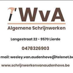 Algemene schrijn- en timmerwerken Van Audenhove BVBA, Lierde openingstijden