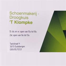 Schoenmakerij 't Klompke, Gruitrode openingstijden