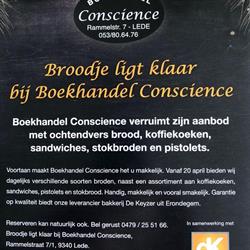 Boekhandel Conscience, Lede openingstijden
