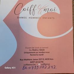 Coiff et Moi, Ans openingstijden