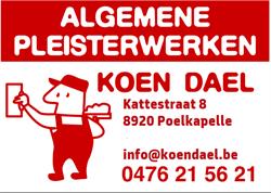 Pleisterwerken Koen Dael, Poelkapelle openingstijden
