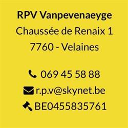 RPV Vanpevenaeyge, Velaines openingstijden