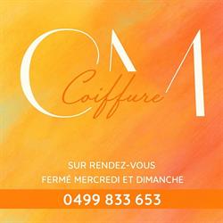 CM coiffure Hamoir, openingstijden