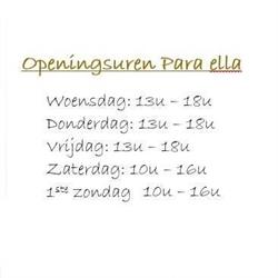 Para ella, Gooik openingstijden