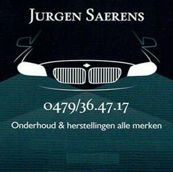 Garage Jurgen Saerens, Brugge openingstijden