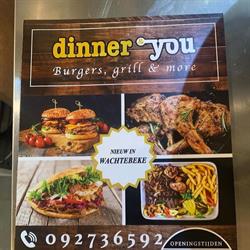 Dinner&You BURGERS GRILL & MORE, Wachtebeke openingstijden