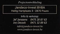 Jandeco-Invest BV, Puurs openingstijden