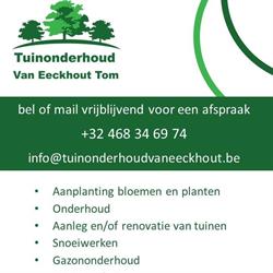 Algemene tuinaanleg & onderhoud Van Eeckhout, Duffel openingstijden