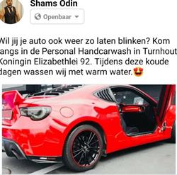 Personal Hand Car Wash, Turnhout openingstijden