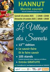 Village des Saveurs de Hannut, openingstijden