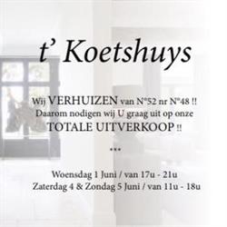 t Koetshuys, Schilde openingstijden