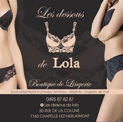 Les dessous de Lola, Chapelle-lez-Herlaimont openingstijden