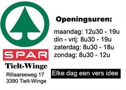 Eurospar, Tielt-Winge openingstijden