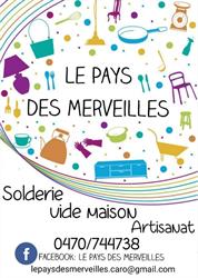 Vide maison Le pays des merveilles, Péruwelz openingstijden