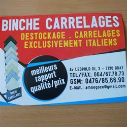 Binche carrelages, openingstijden