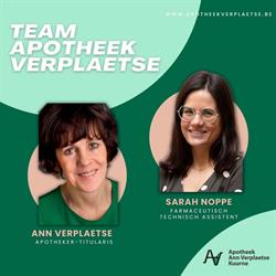 Apotheek Ann Verplaetse, Kuurne openingstijden