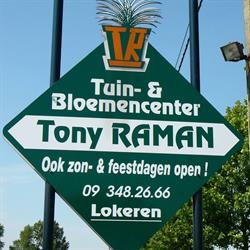 Bloemencenter Tony Raman, Lokeren openingstijden