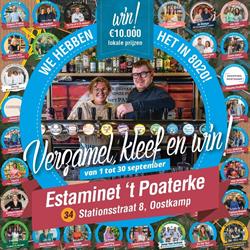 Estaminet 't Poaterke, Oostkamp openingstijden