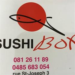 Sushi Box, Namen openingstijden