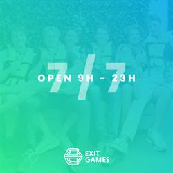 Exit Games Kortrijk - Escape Rooms, openingstijden
